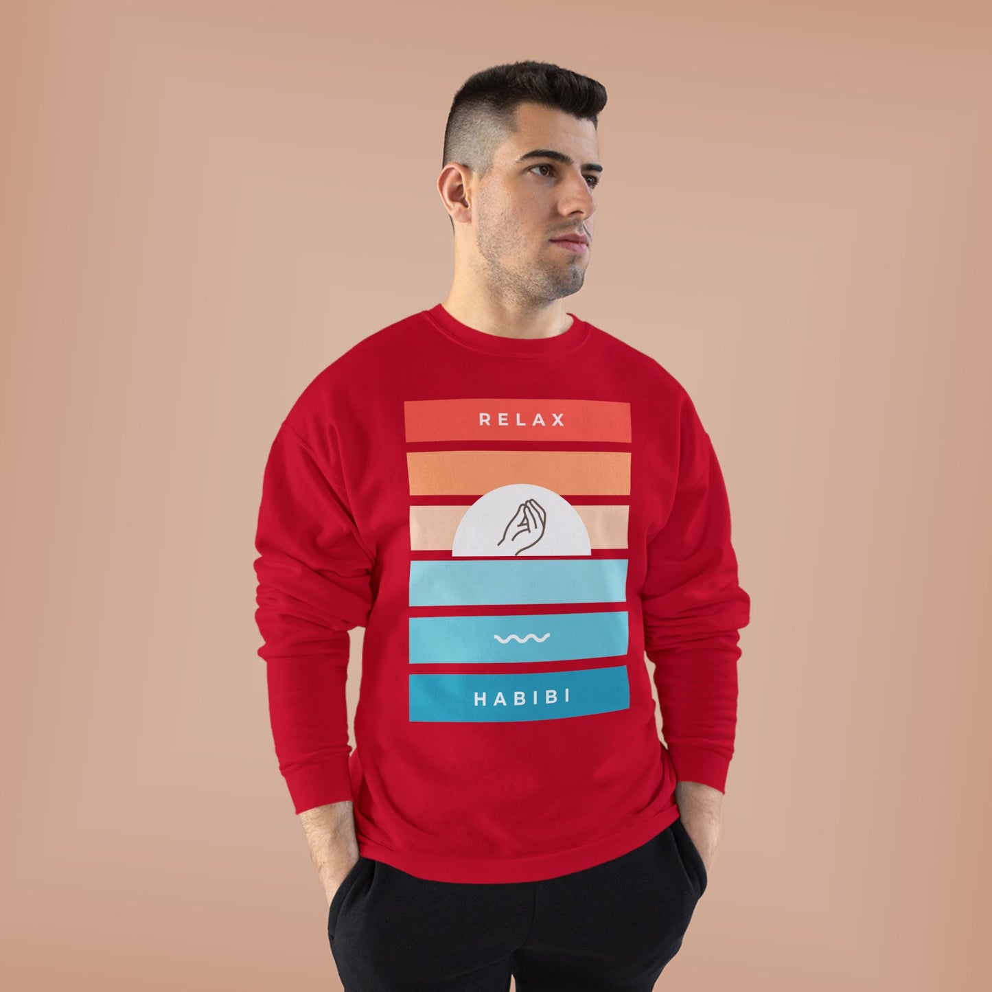 "Relax Habibi" Crewneck Sweatshirt