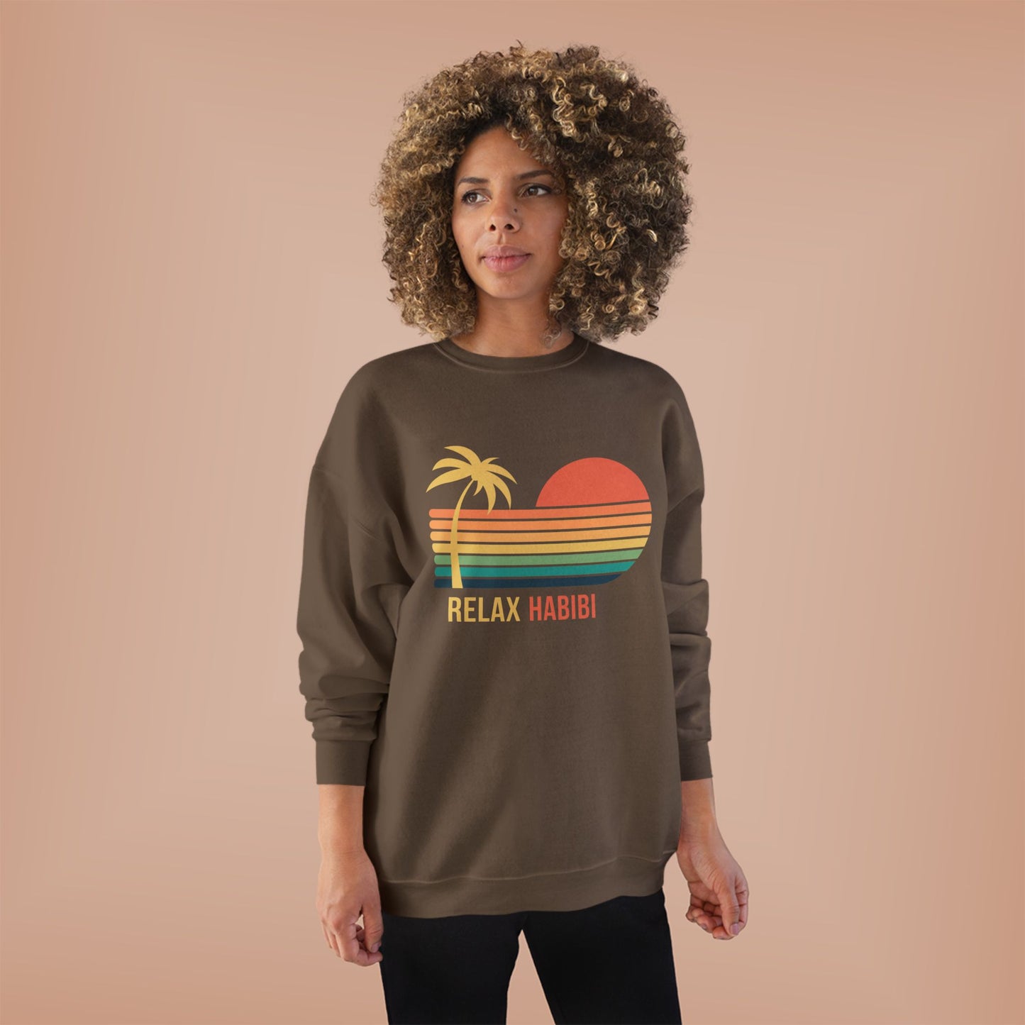 "Relax Habibi" Crewneck Sweatshirt