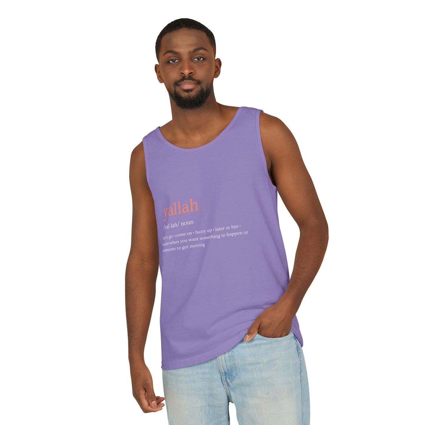 "Yallah" Definition Tank Top