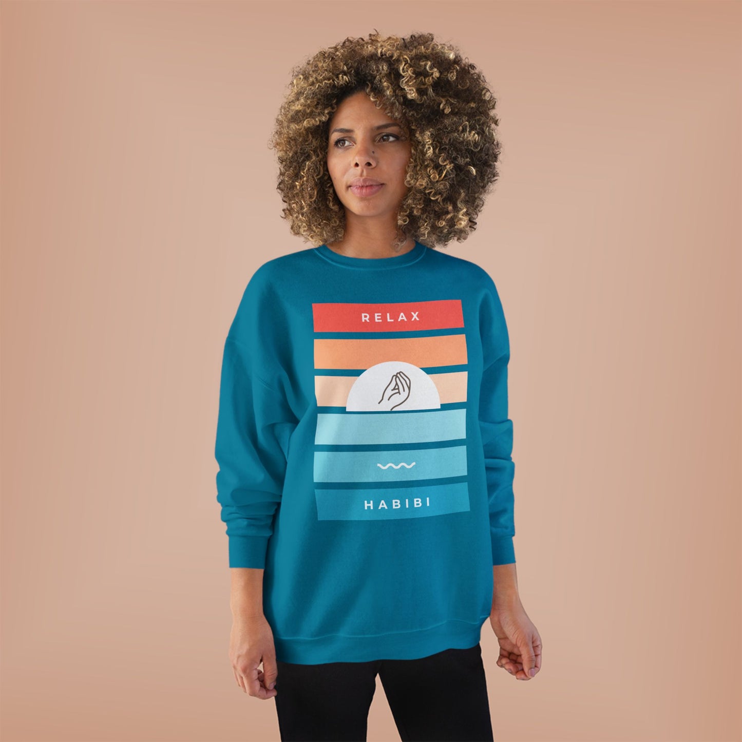 "Relax Habibi" Crewneck Sweatshirt