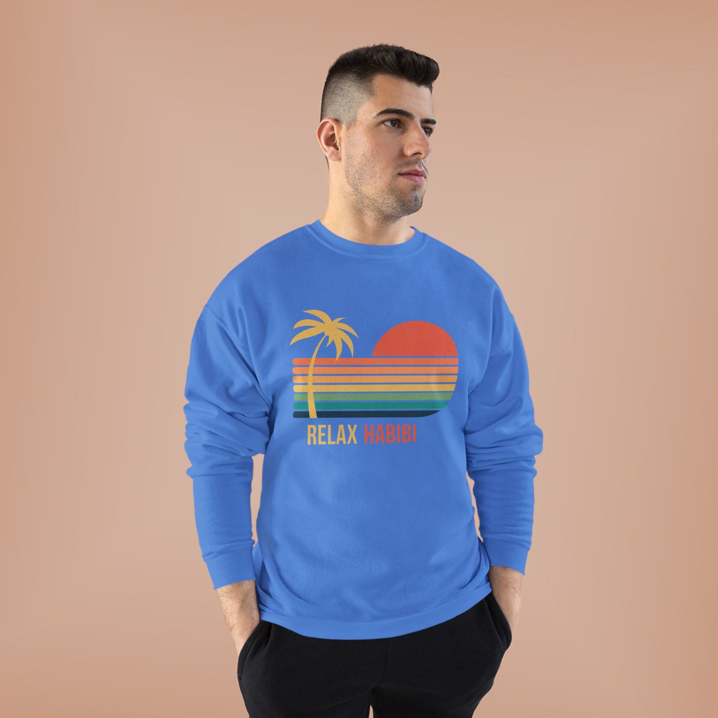 "Relax Habibi" Crewneck Sweatshirt