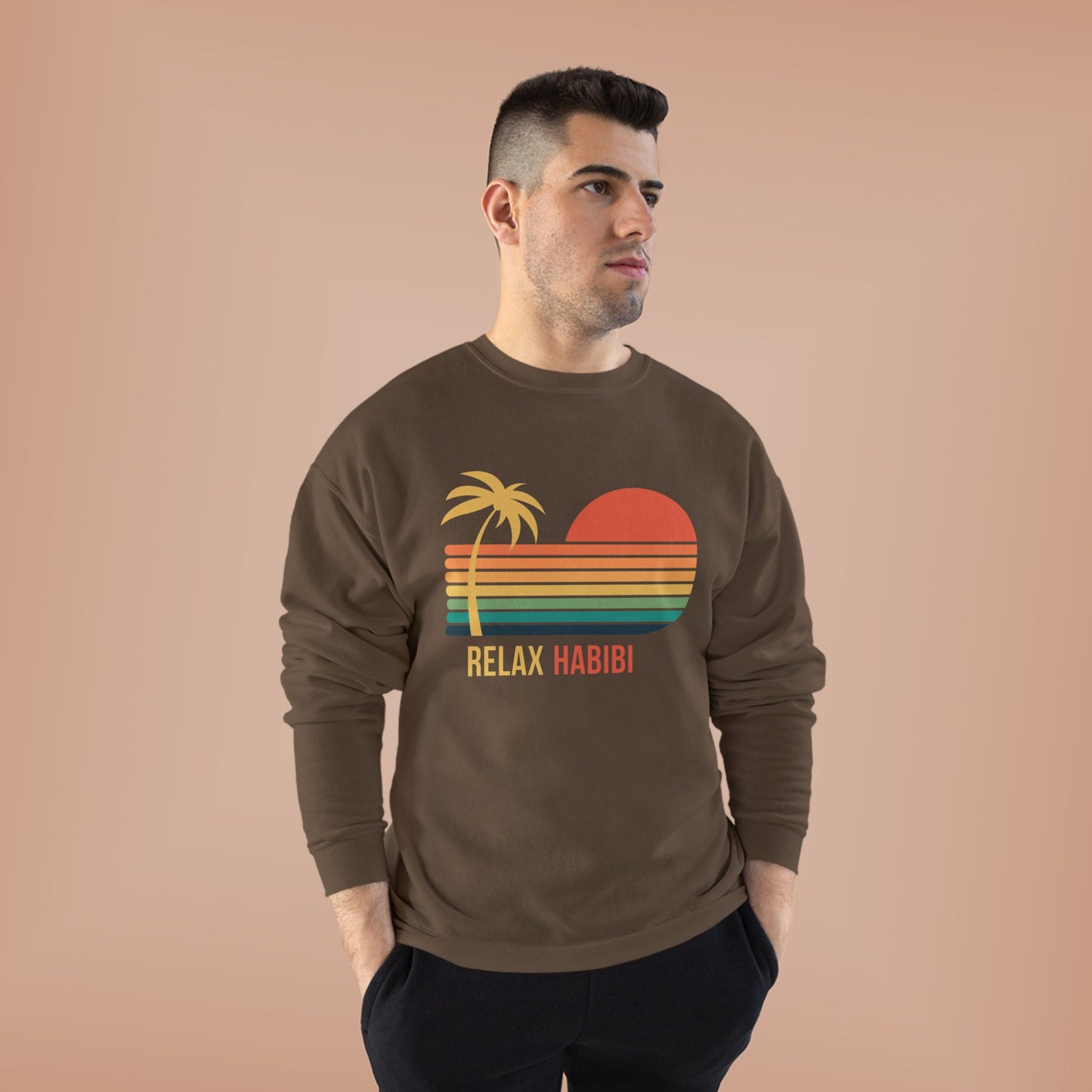 "Relax Habibi" Crewneck Sweatshirt