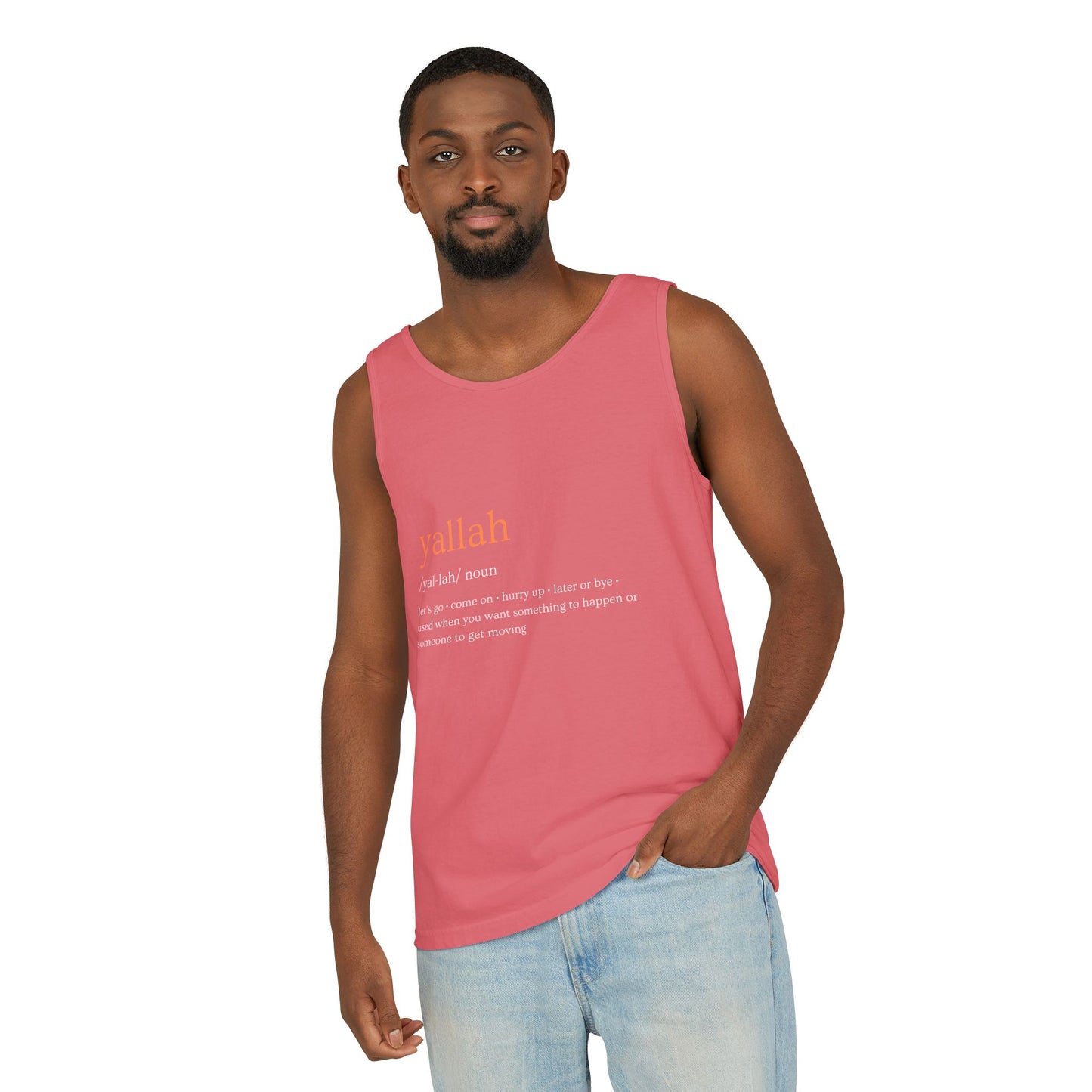 "Yallah" Definition Tank Top