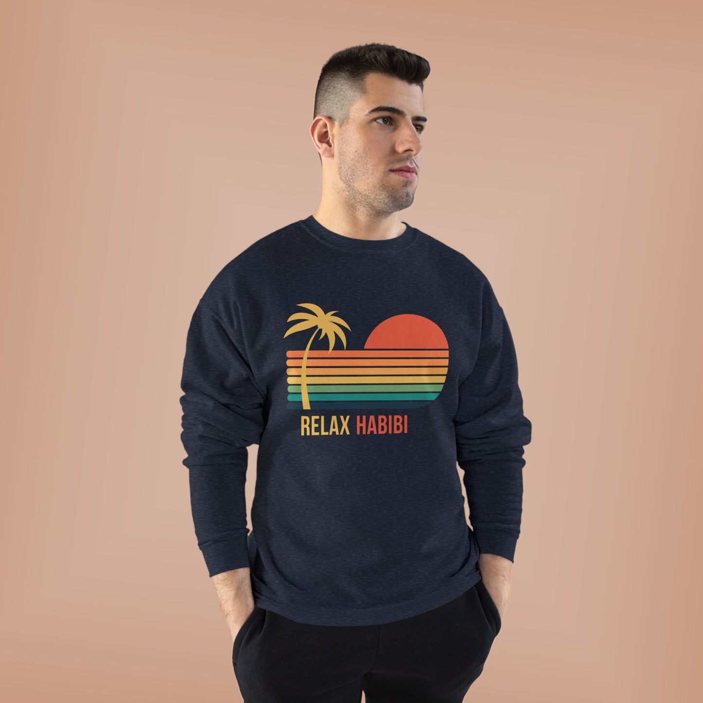 "Relax Habibi" Crewneck Sweatshirt
