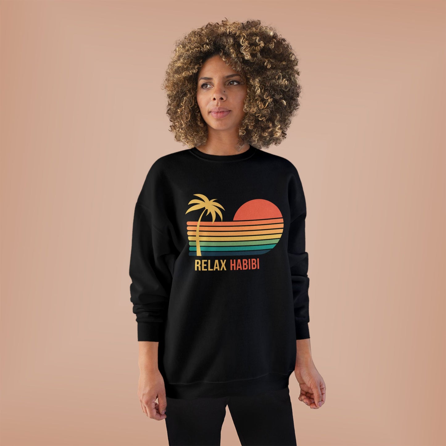 "Relax Habibi" Crewneck Sweatshirt