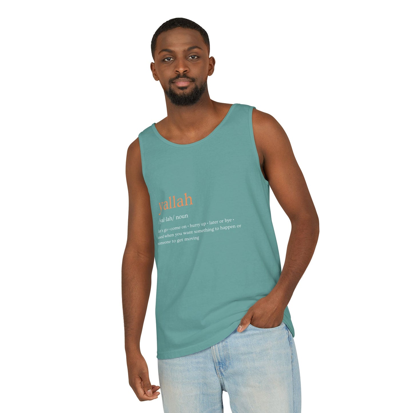 "Yallah" Definition Tank Top