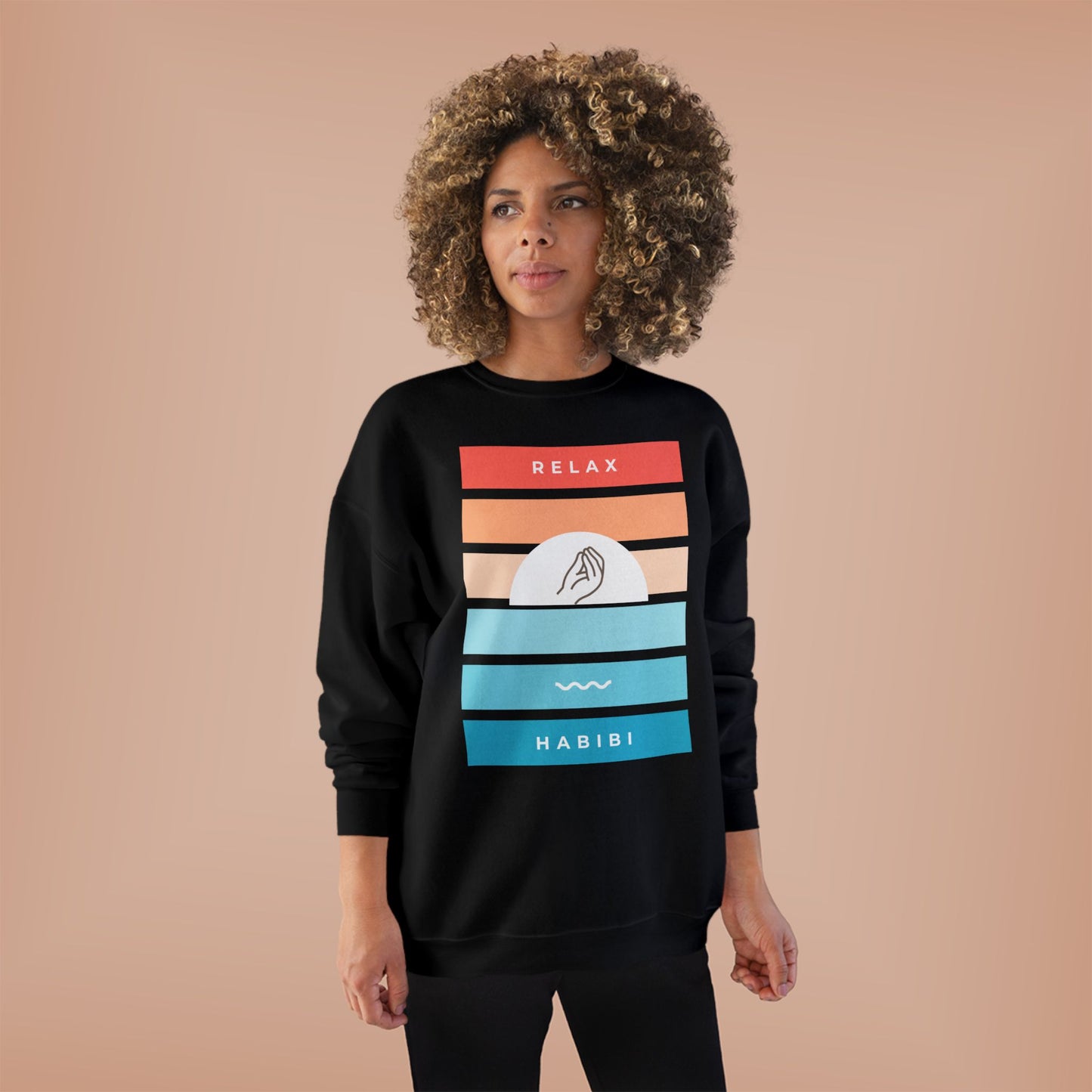 "Relax Habibi" Crewneck Sweatshirt