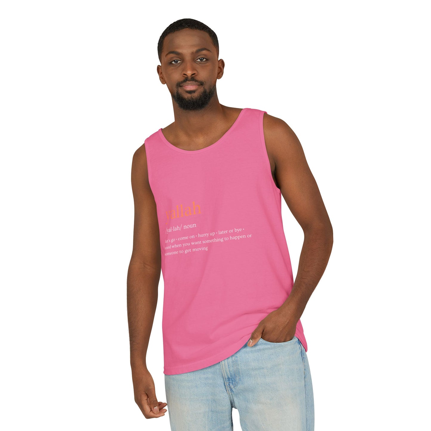 "Yallah" Definition Tank Top