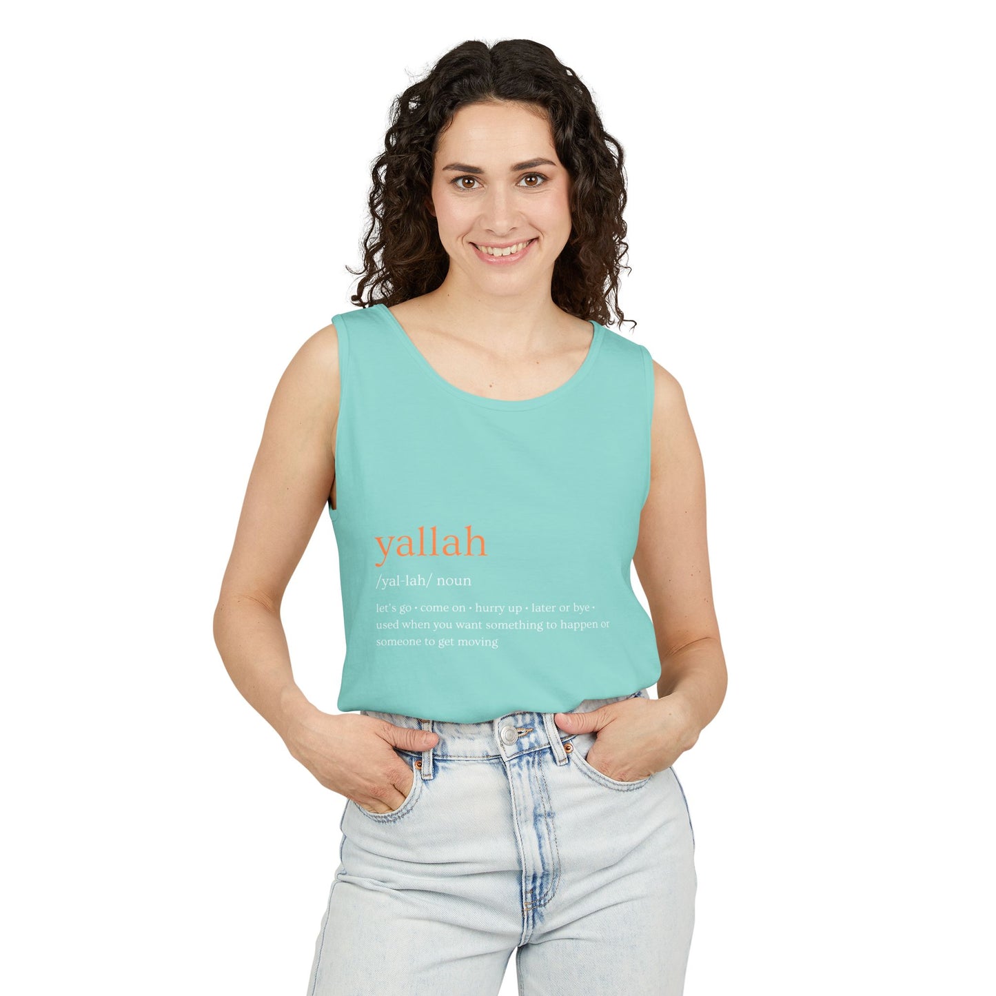 "Yallah" Definition Tank Top