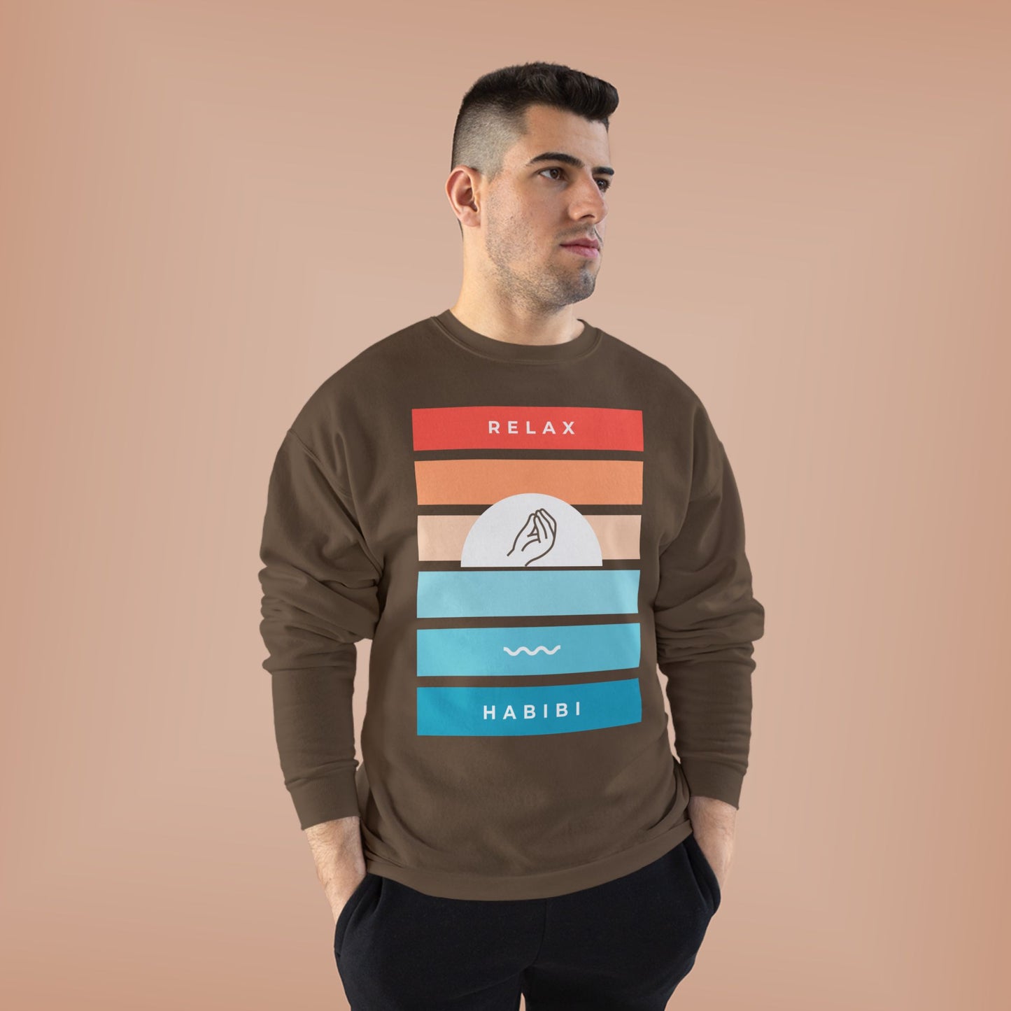 "Relax Habibi" Crewneck Sweatshirt