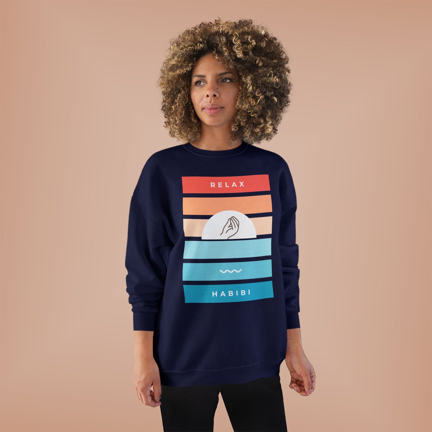 "Relax Habibi" Crewneck Sweatshirt