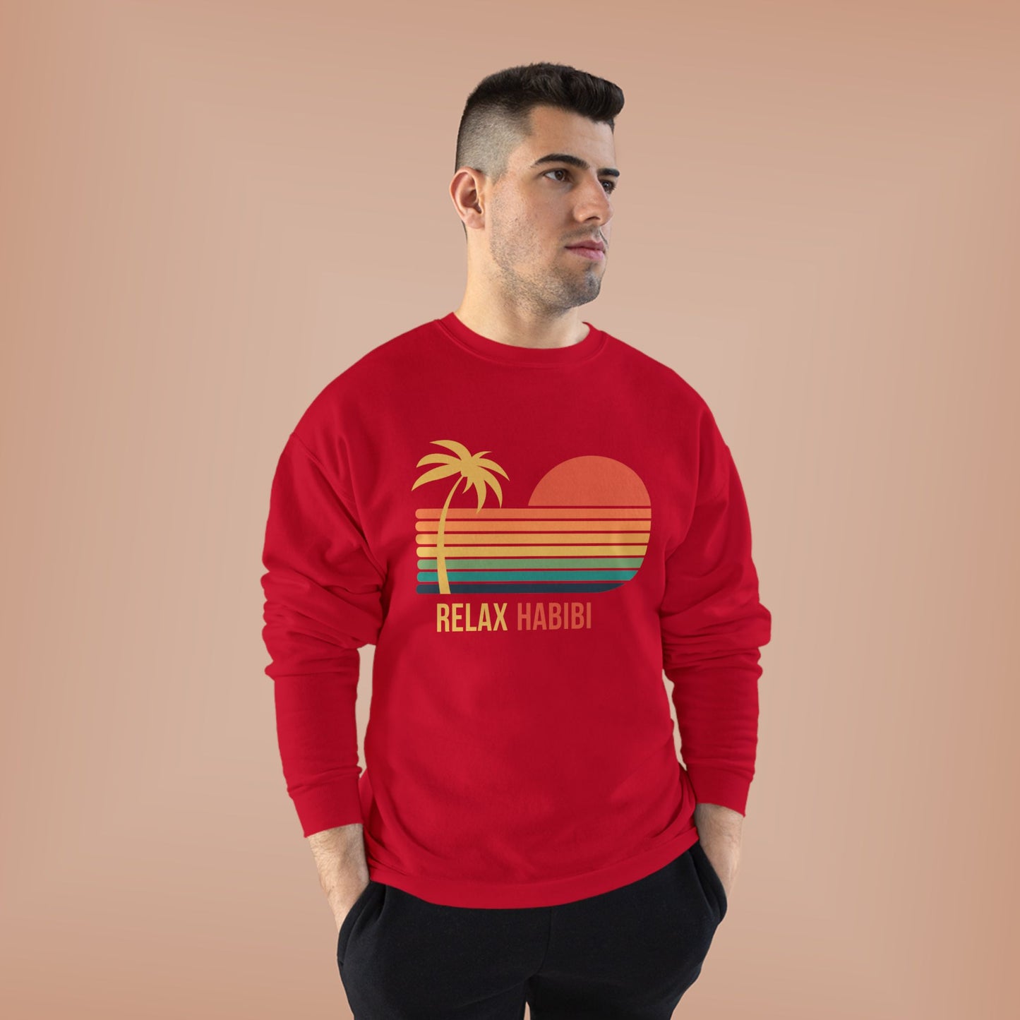"Relax Habibi" Crewneck Sweatshirt