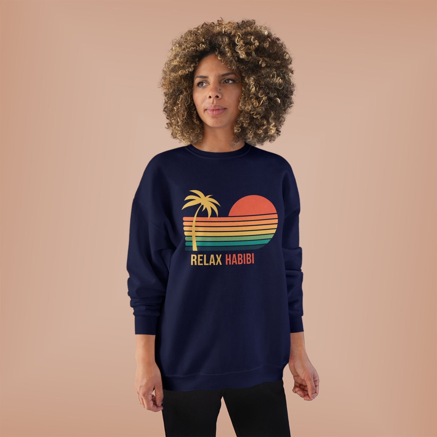"Relax Habibi" Crewneck Sweatshirt
