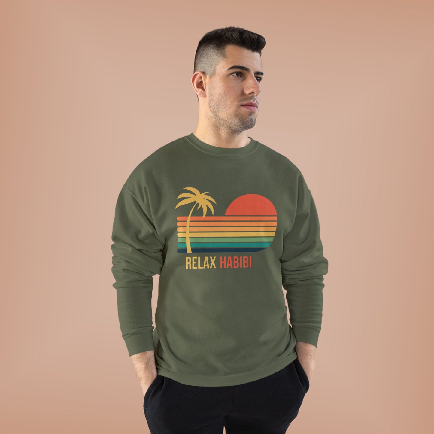 "Relax Habibi" Crewneck Sweatshirt