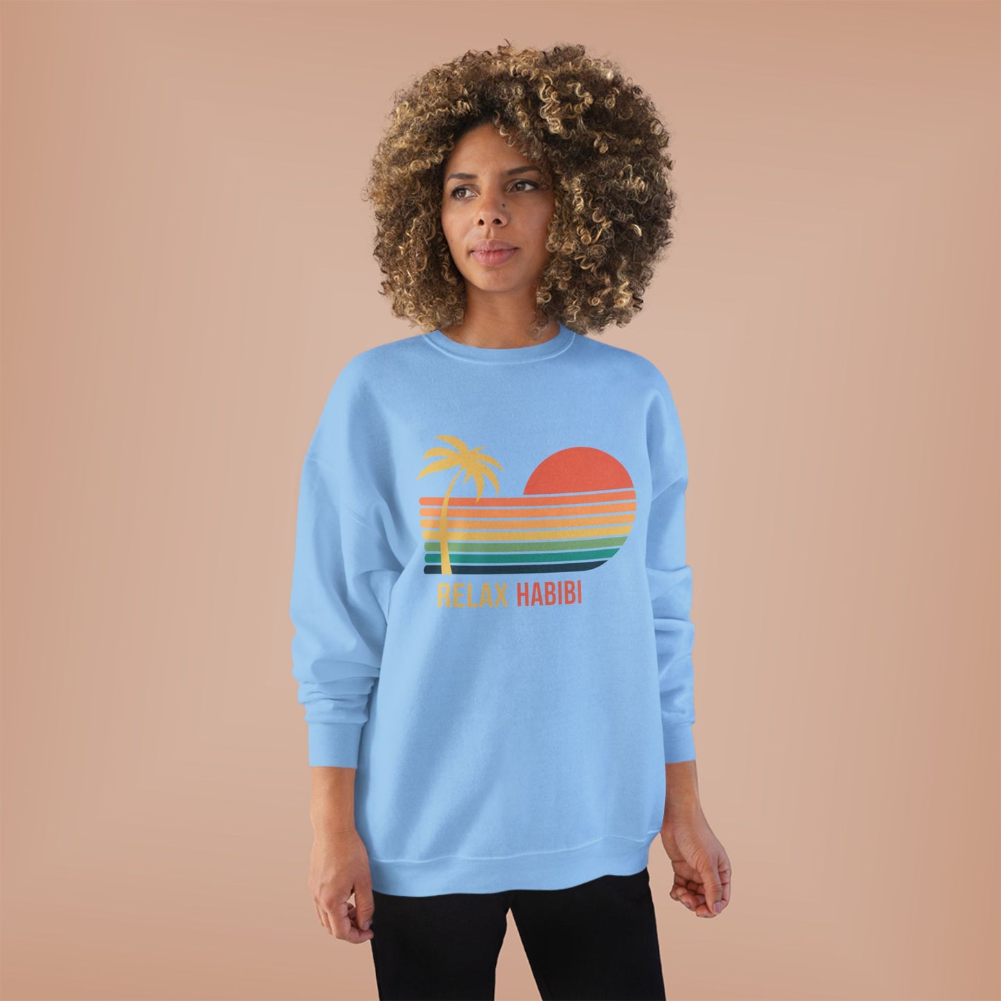"Relax Habibi" Crewneck Sweatshirt