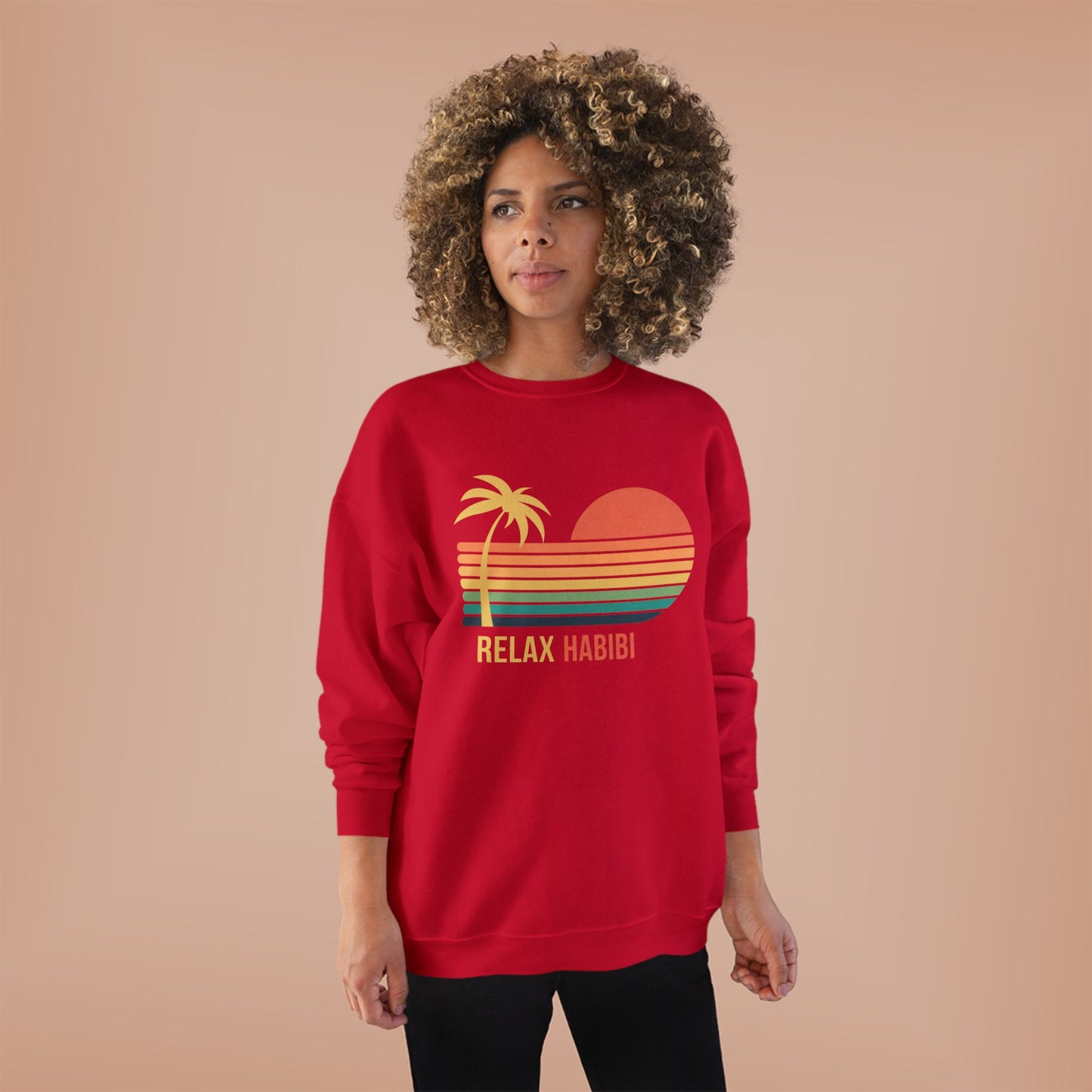 "Relax Habibi" Crewneck Sweatshirt
