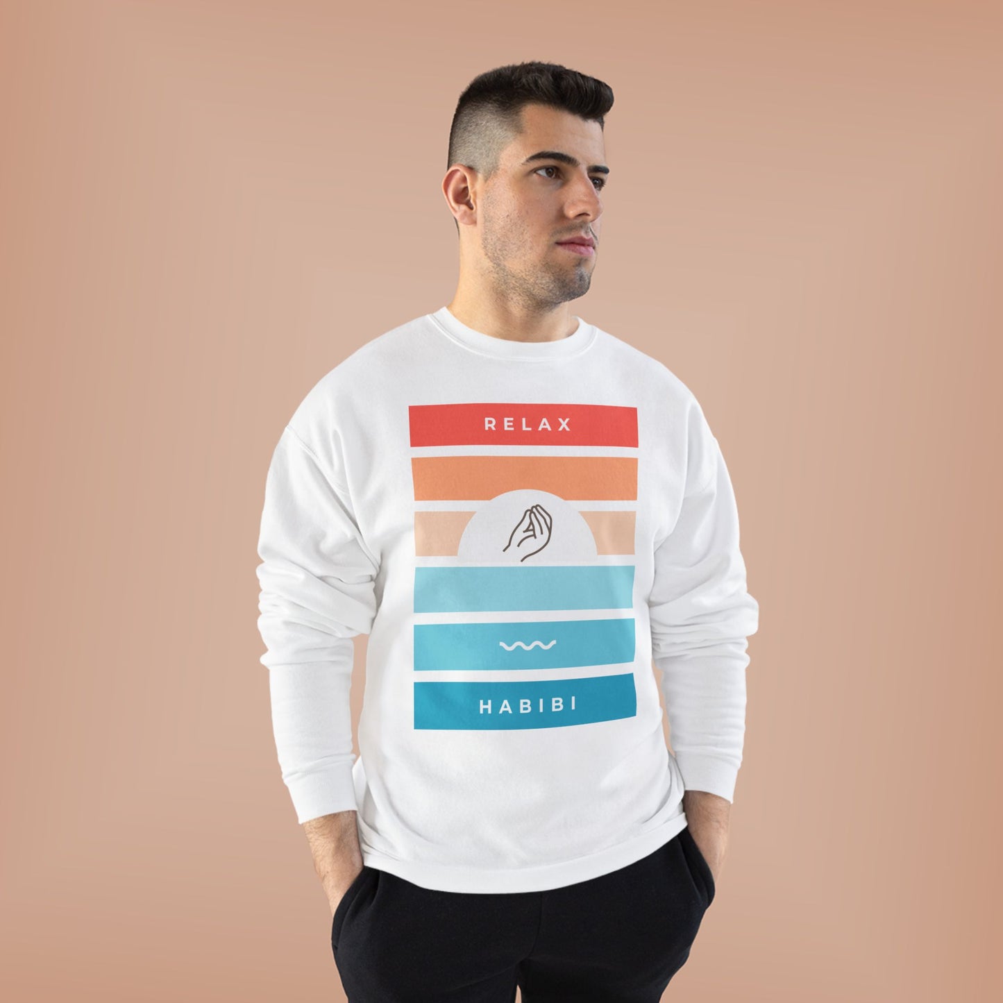 "Relax Habibi" Crewneck Sweatshirt