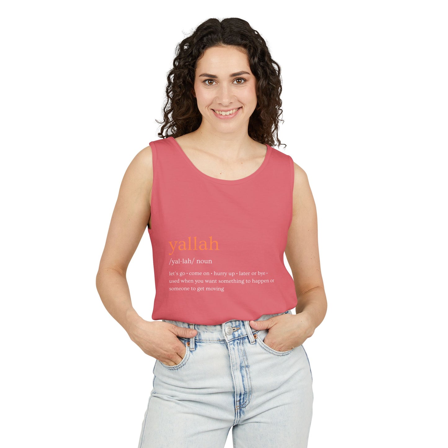 "Yallah" Definition Tank Top