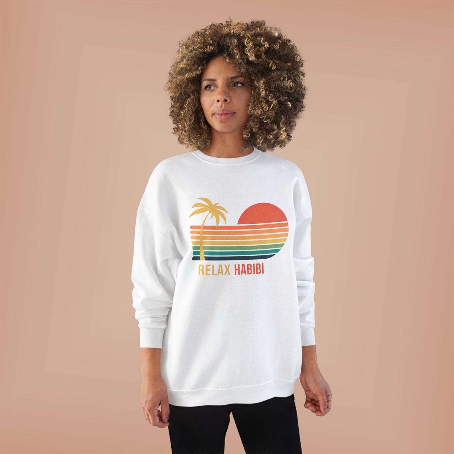 "Relax Habibi" Crewneck Sweatshirt