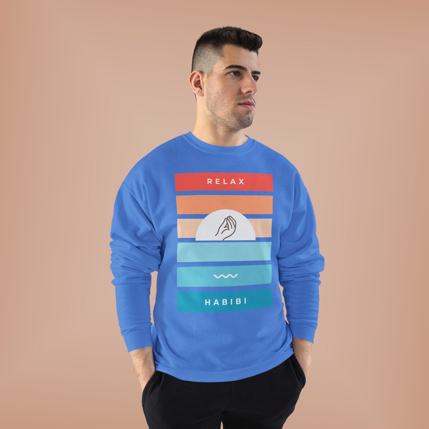 "Relax Habibi" Crewneck Sweatshirt