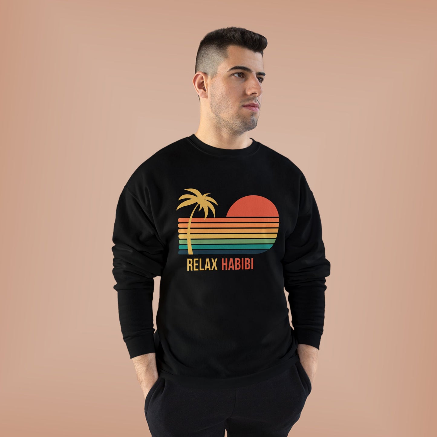 "Relax Habibi" Crewneck Sweatshirt