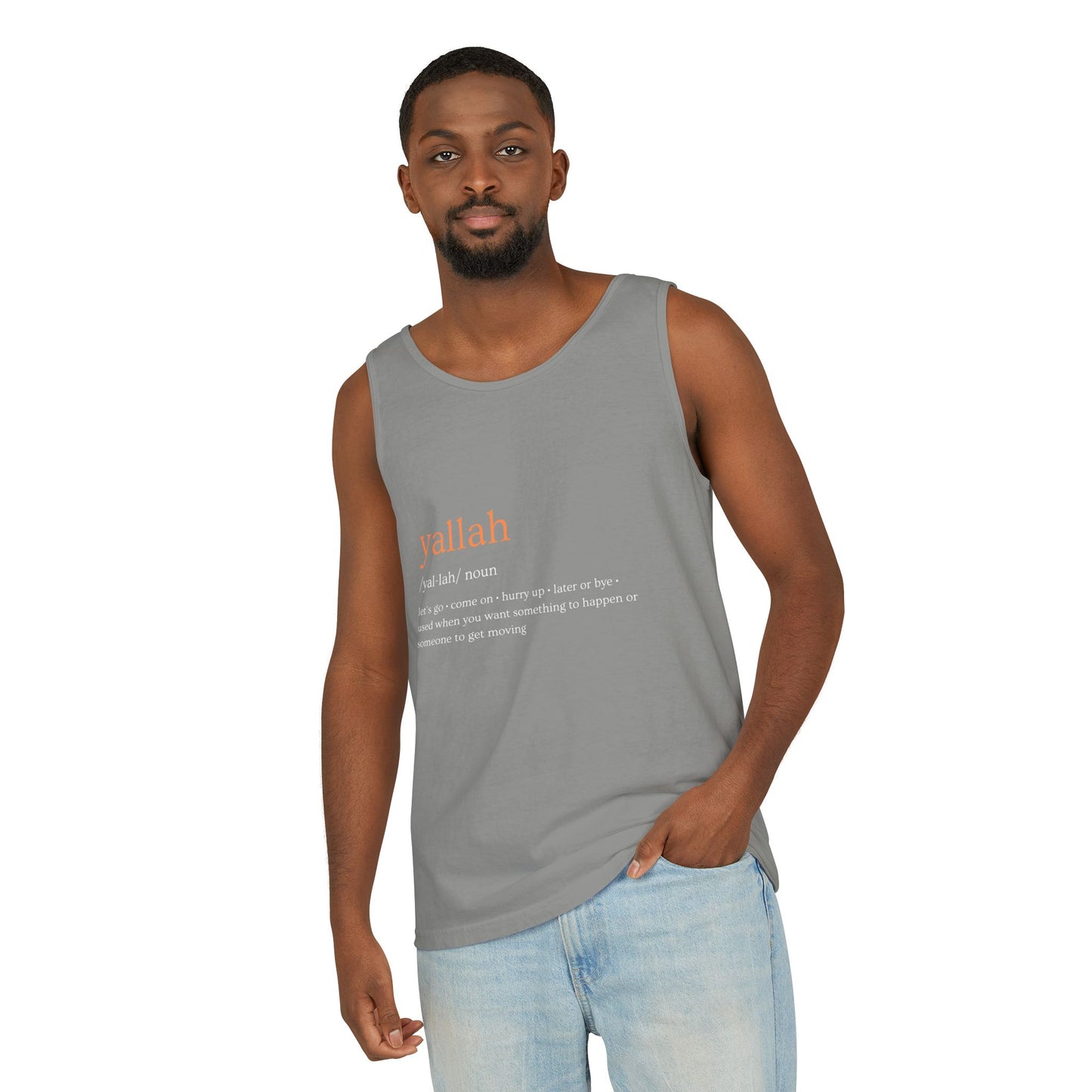 "Yallah" Definition Tank Top
