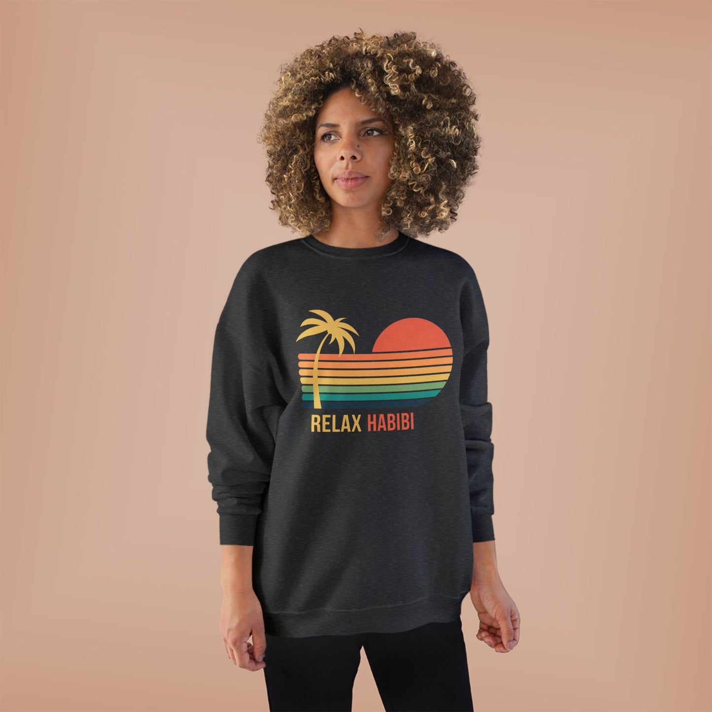 "Relax Habibi" Crewneck Sweatshirt