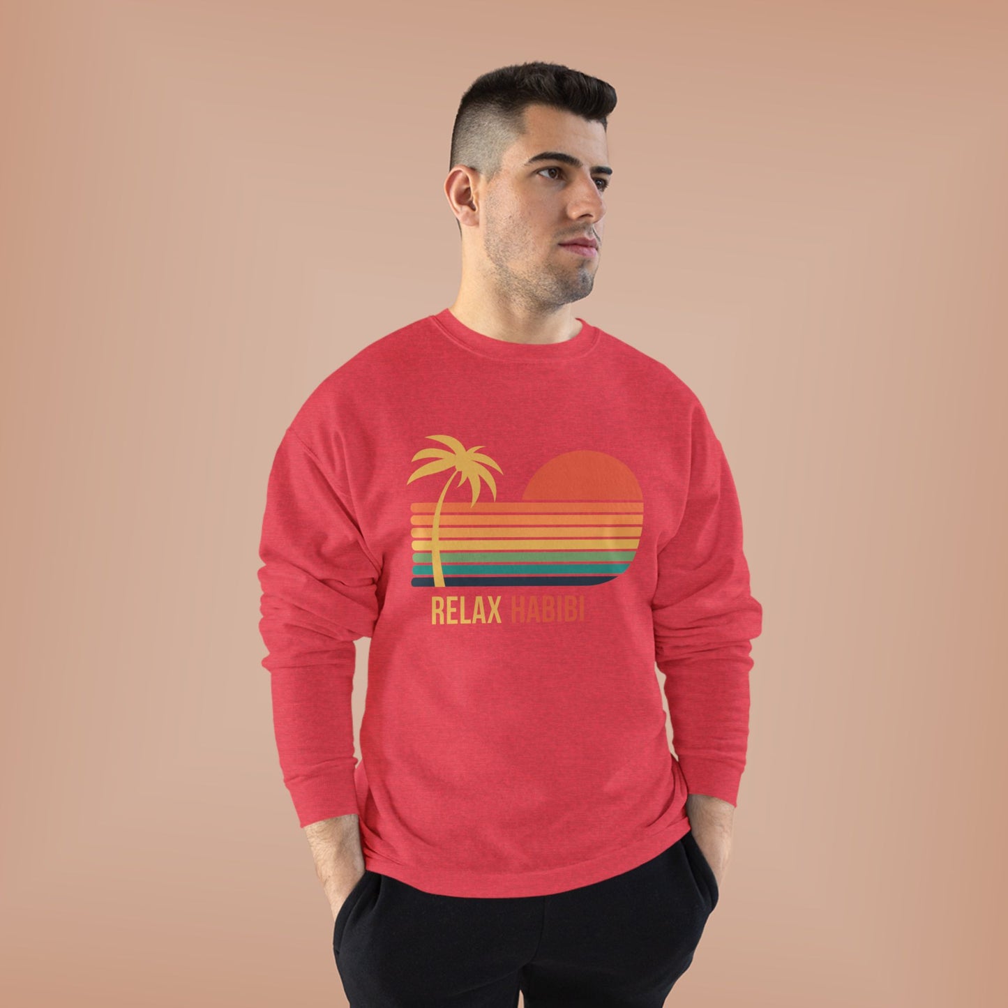 "Relax Habibi" Crewneck Sweatshirt