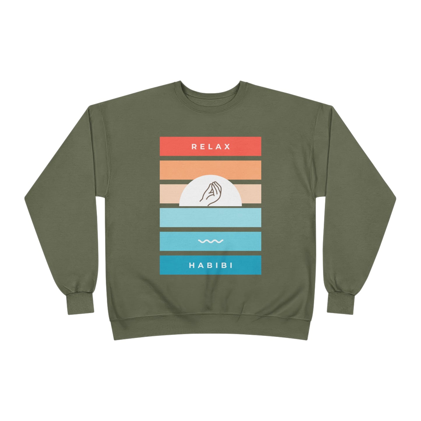 "Relax Habibi" Crewneck Sweatshirt