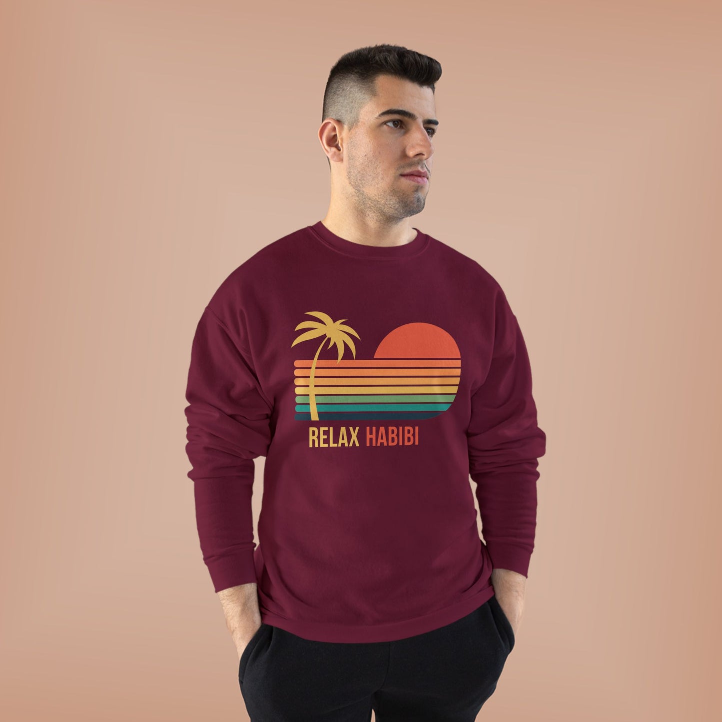"Relax Habibi" Crewneck Sweatshirt