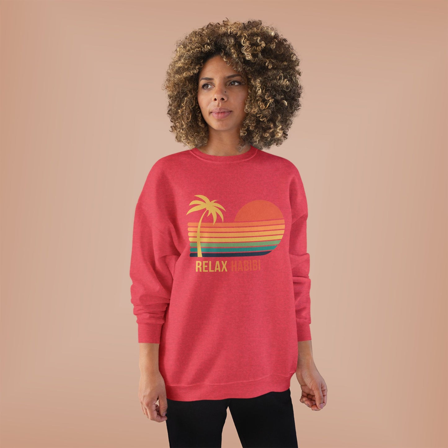 "Relax Habibi" Crewneck Sweatshirt