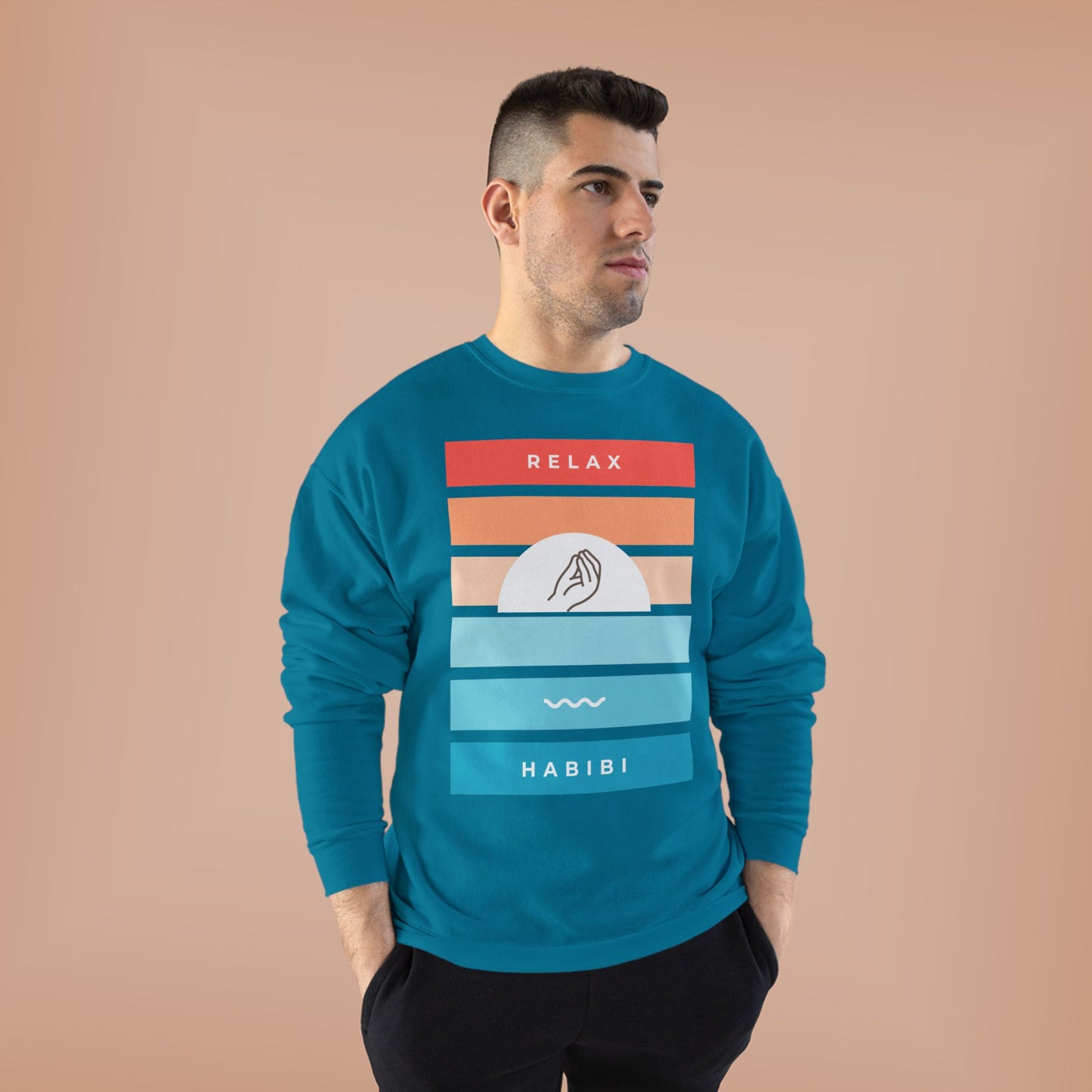 "Relax Habibi" Crewneck Sweatshirt
