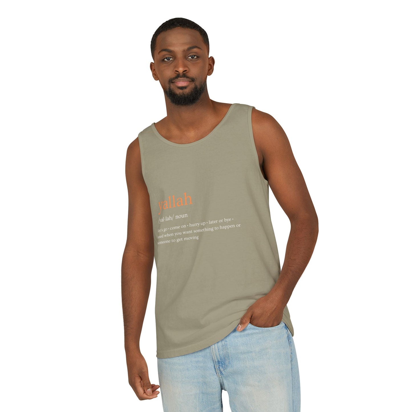 "Yallah" Definition Tank Top