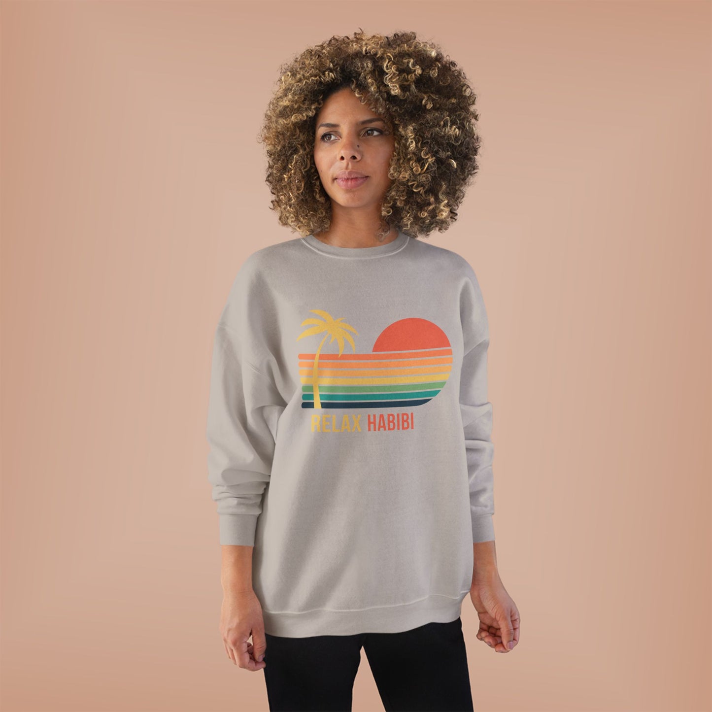 "Relax Habibi" Crewneck Sweatshirt