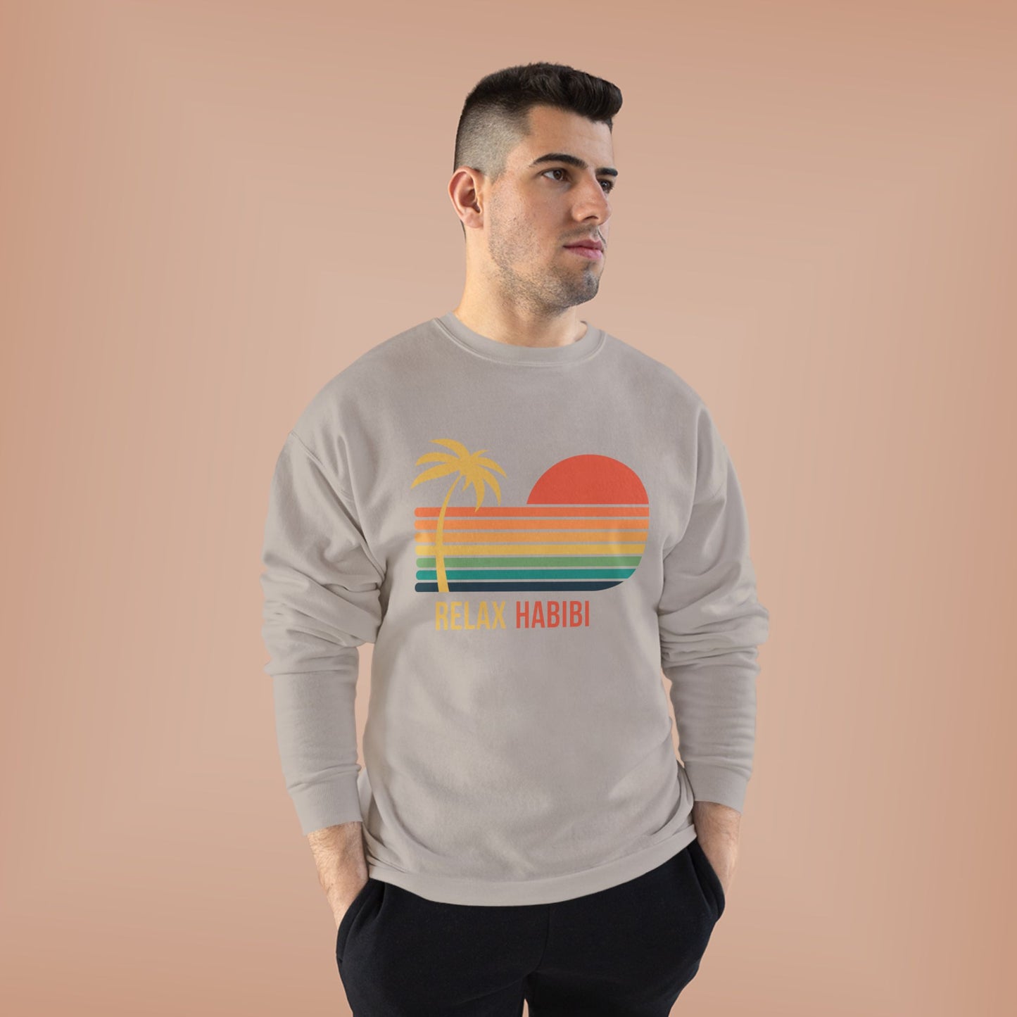 "Relax Habibi" Crewneck Sweatshirt