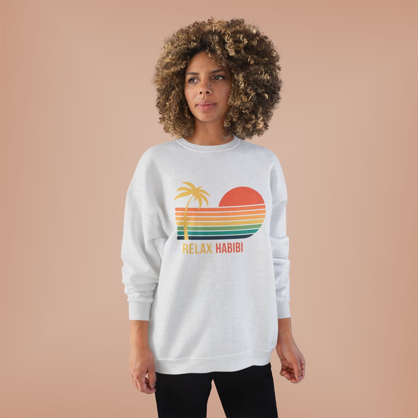 "Relax Habibi" Crewneck Sweatshirt
