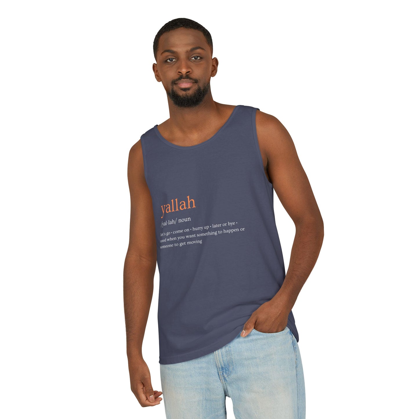 "Yallah" Definition Tank Top