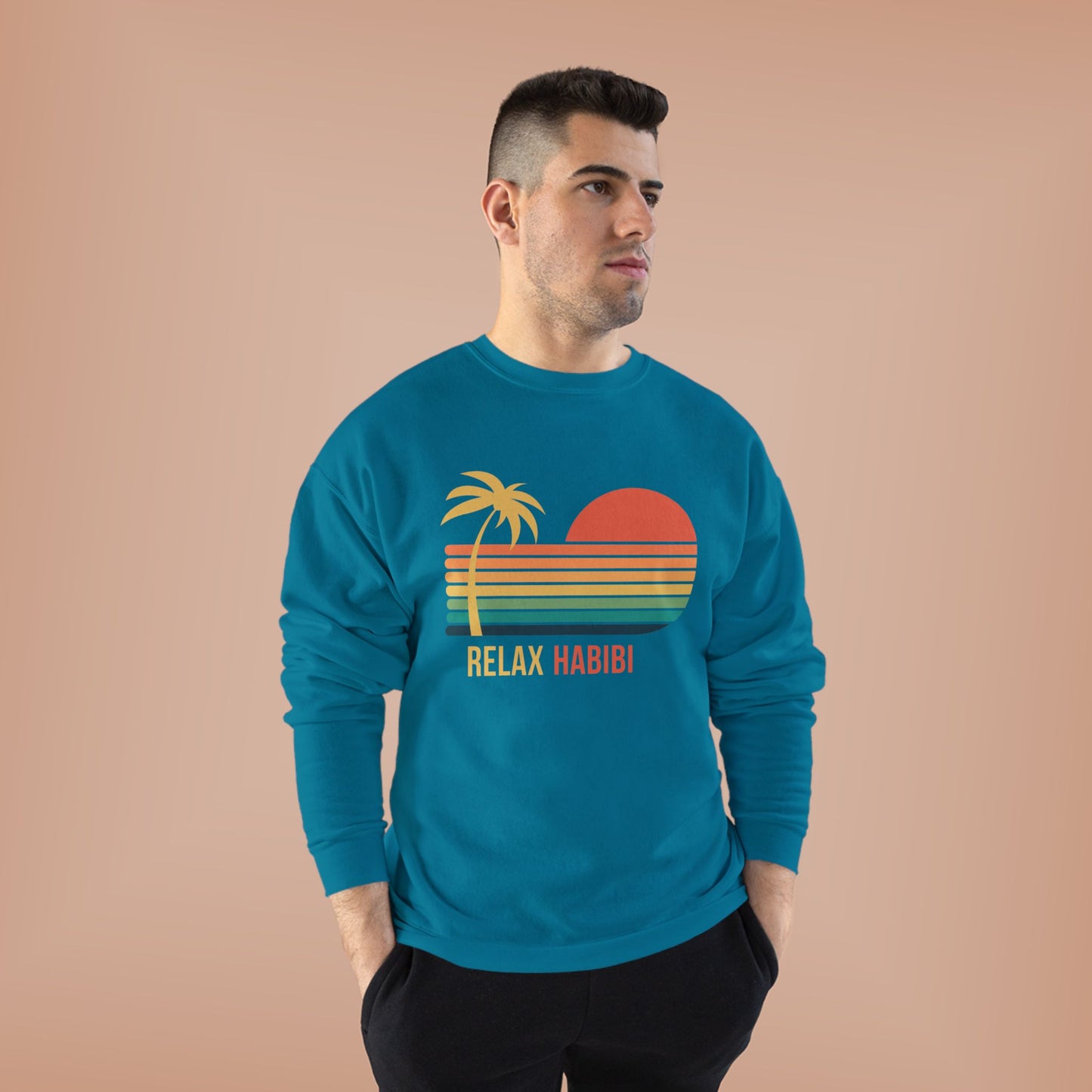 "Relax Habibi" Crewneck Sweatshirt