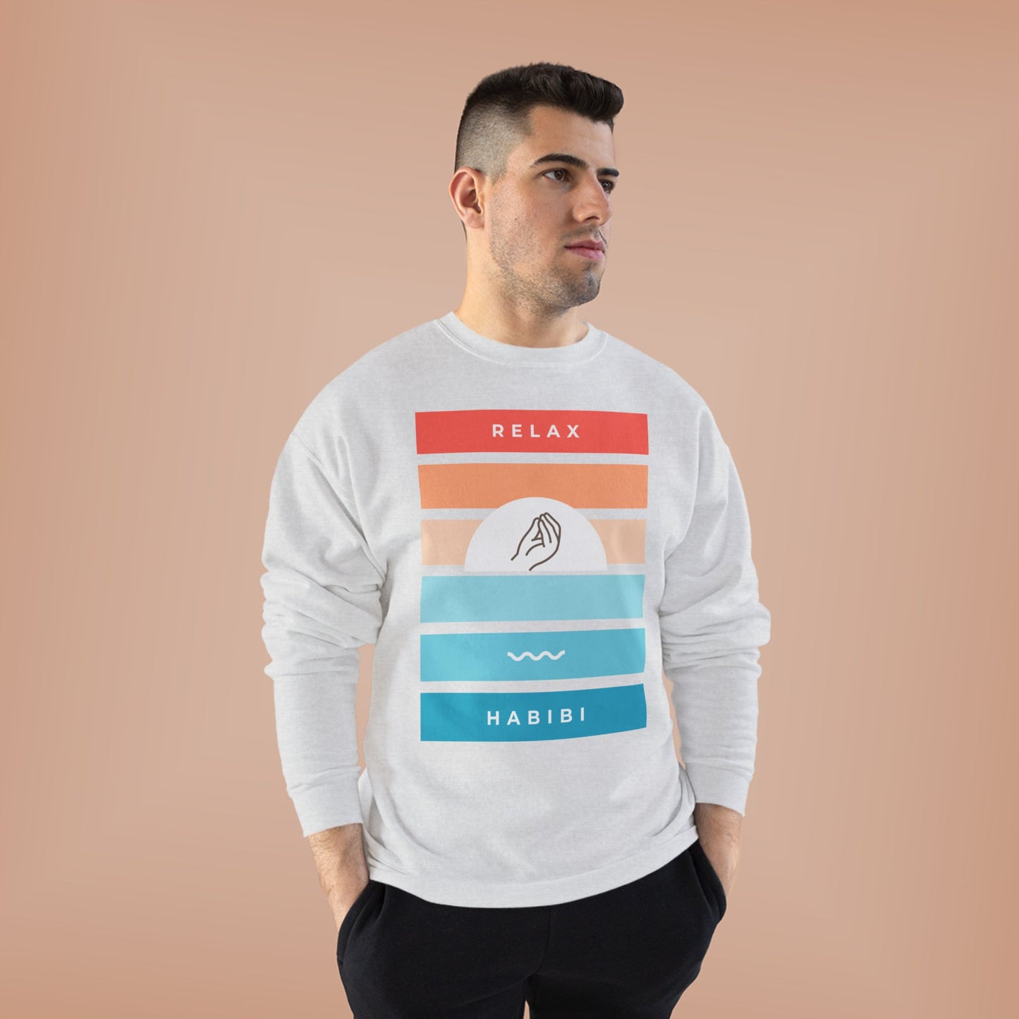 "Relax Habibi" Crewneck Sweatshirt