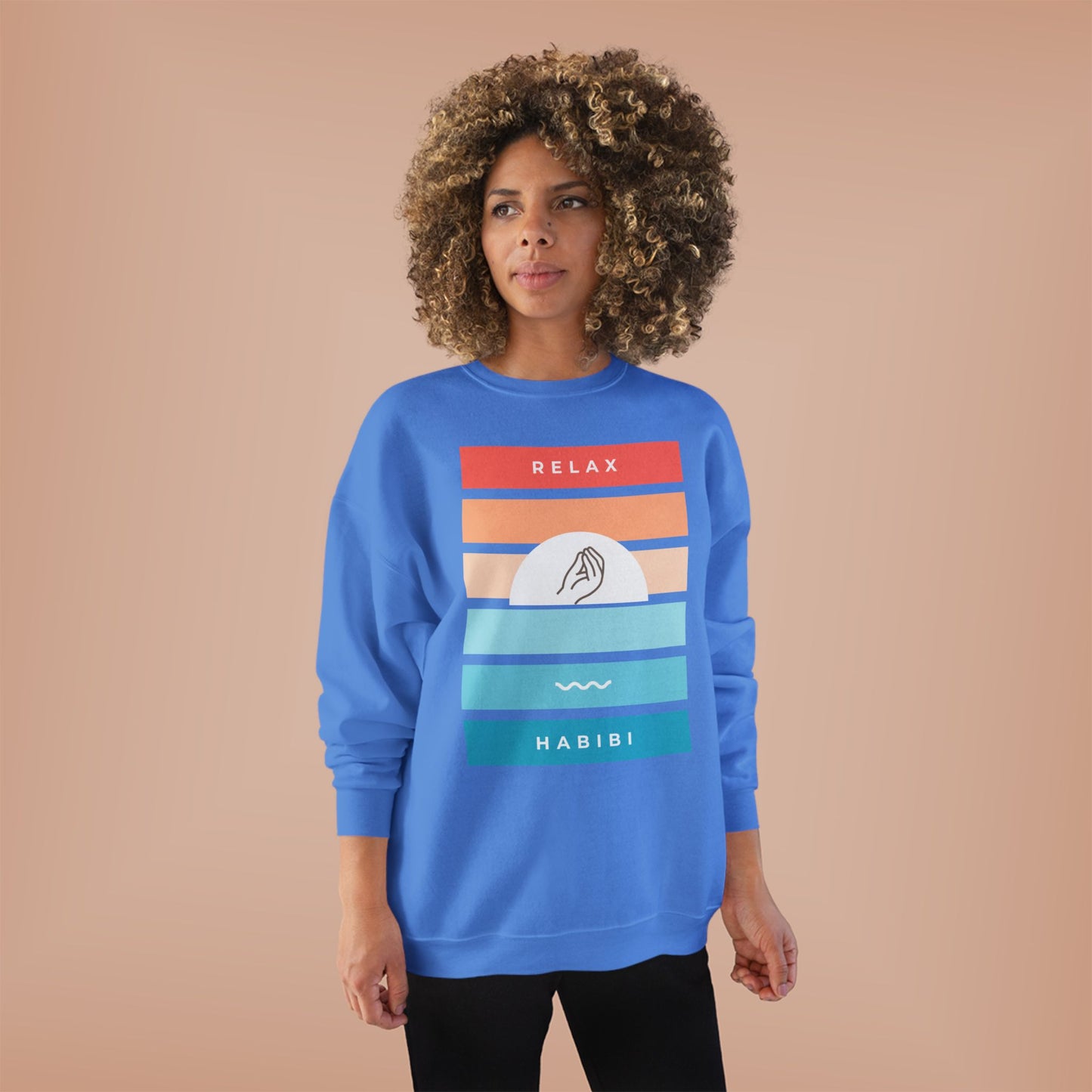 "Relax Habibi" Crewneck Sweatshirt
