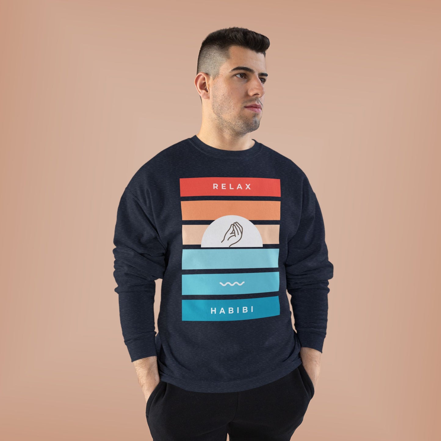 "Relax Habibi" Crewneck Sweatshirt
