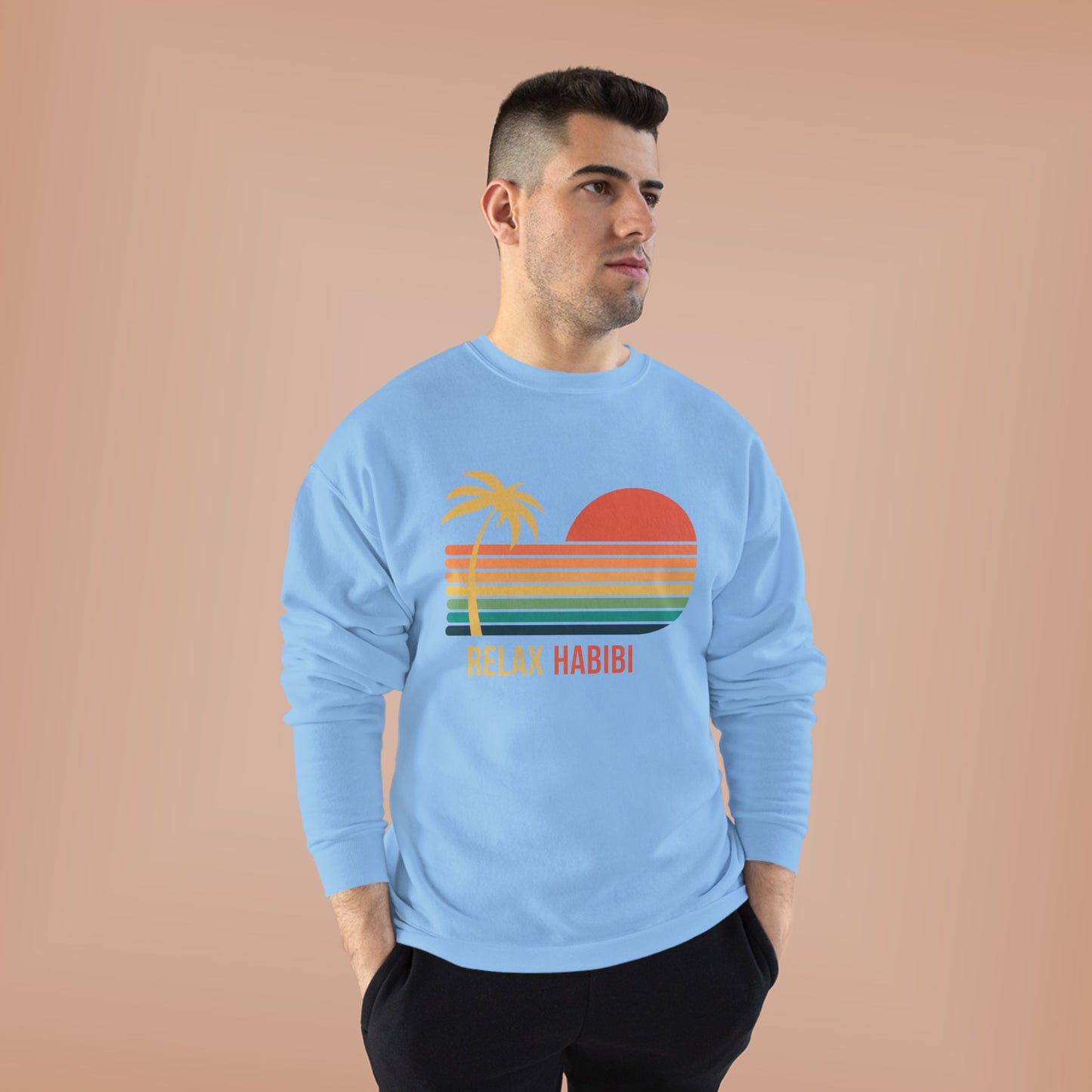 "Relax Habibi" Crewneck Sweatshirt
